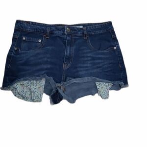 AEROPOSTALE HIGH-WAISTED SHORTY JEAN SHORTS, SIZE 14